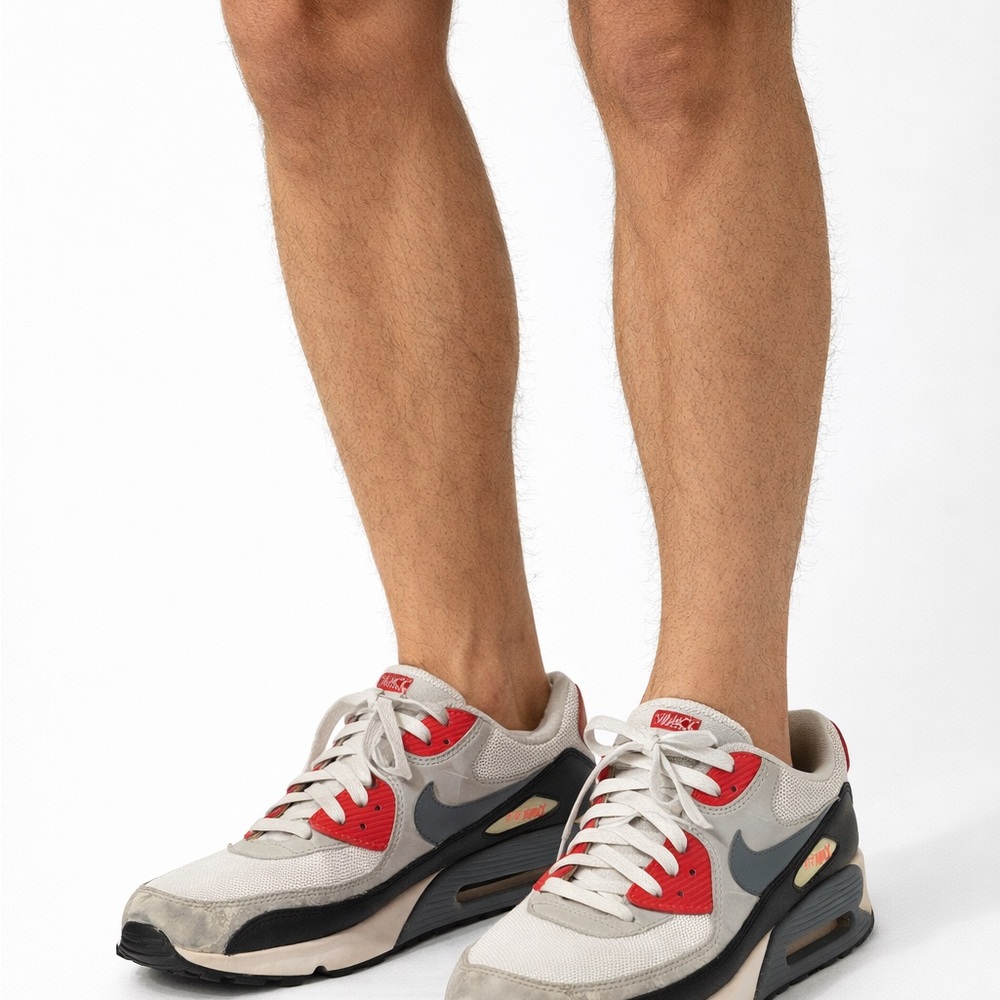 Nike‎ Air Max Shoes Red and Gray